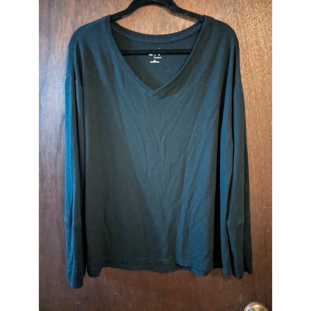 4/$12 Maurices XL Black Thin Sweater